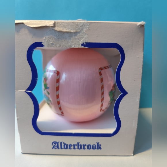 3/$25💙Baby’s First Christmas Satin Ornament Ball pink - Picture 5 of 8